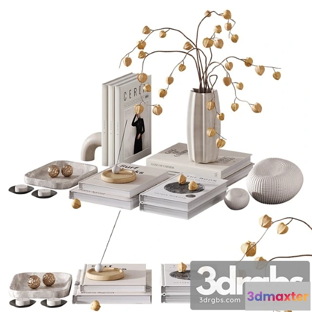 924836 - Decorative Set With Lantern Faux Bouquet