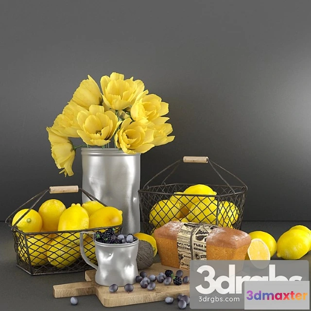 924840 - Decorative set with lemons