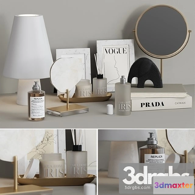 924908 - Decorative set zara home 3 with table lamp