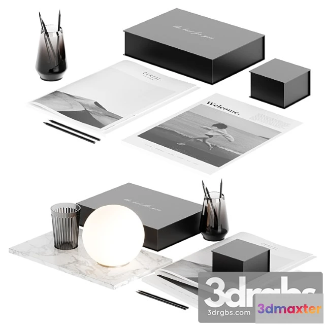 925042 - Decorative Table Set With Lamp 2