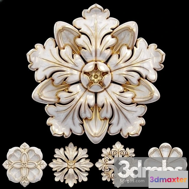 925056 - Decorative Wall Rosettes 01 - No.2