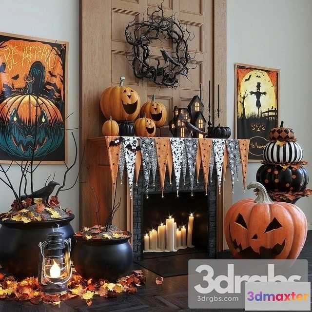 925172 - Halloween Decor Set