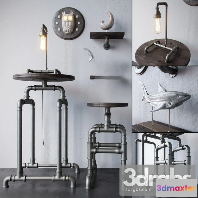 925274 - Loft Decorations Set Abdulkadirov II