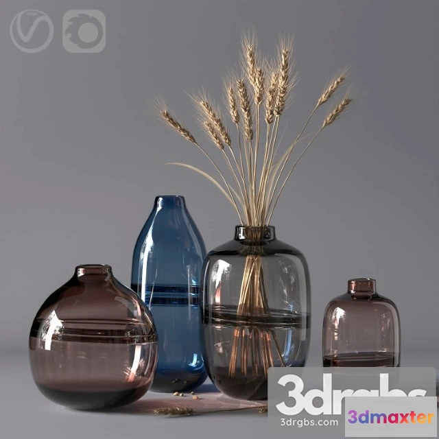 925322 - Minimalist Clear Glass Vase