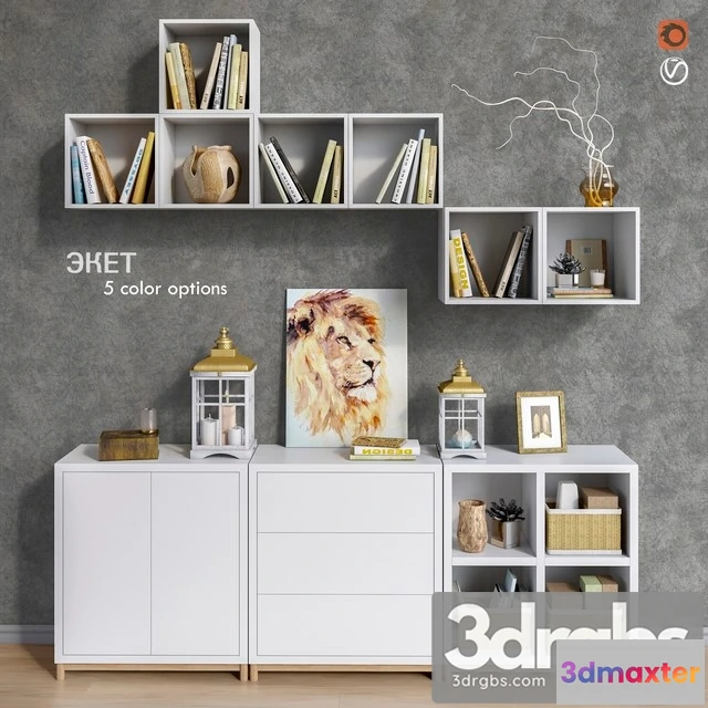 925336 - Modular furniture Ikea Accessories and Decor Set 9