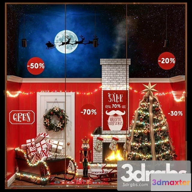 925362 - New Year Showcase Decorative Store