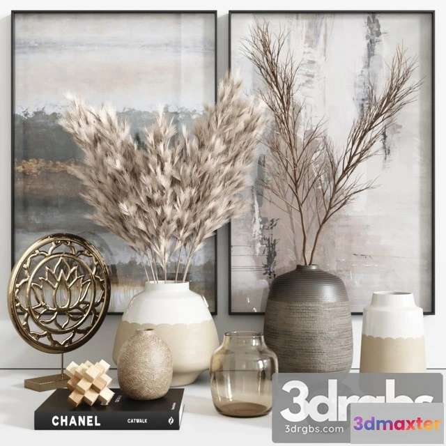 925396 - Pampa Grass Vase Decor Set 14
