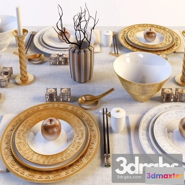 925404 - Patterned Dish Set