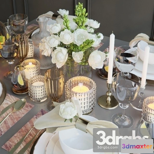 925548 - Set Of Dishes 03