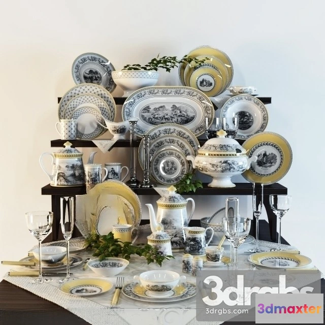 925550 - Set Of Dishes