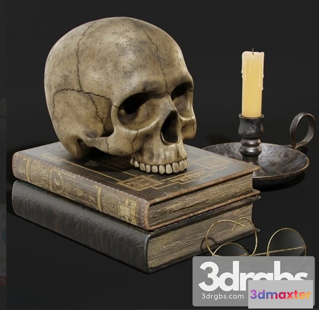 925582 - Skull And Books