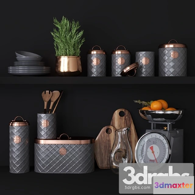 925640 - Typhoon Copper Decor Set