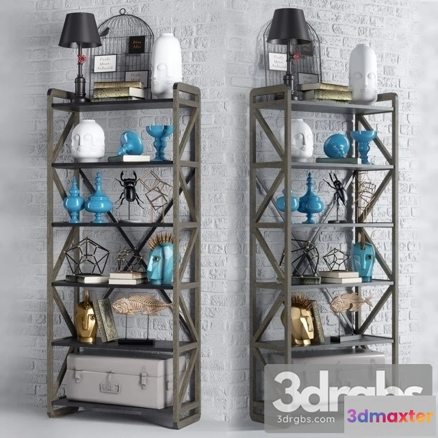 925678 - Visteria Shelving With Loft Decor