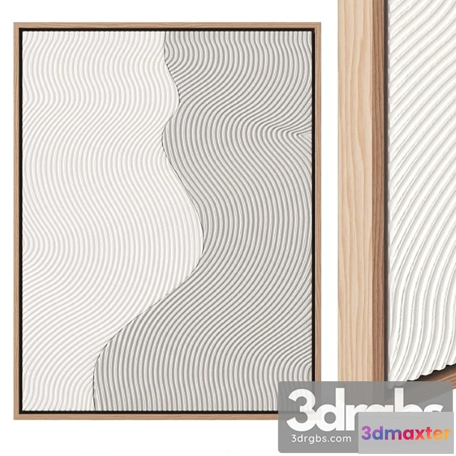 1020064 - Abstract plaster painting - No.2