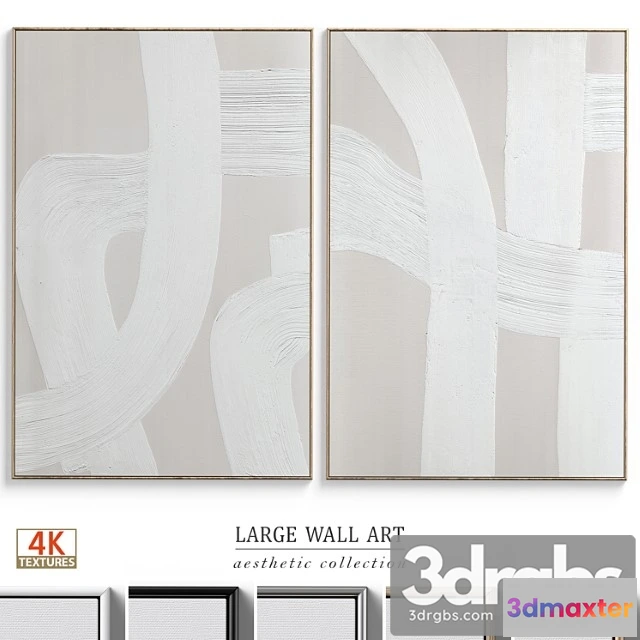 1020090 - Abstract textural plaster wall art c-399