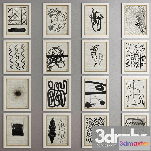 1020178 - Framed artwork collection 5