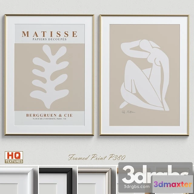 1020200 - Framed print p-380