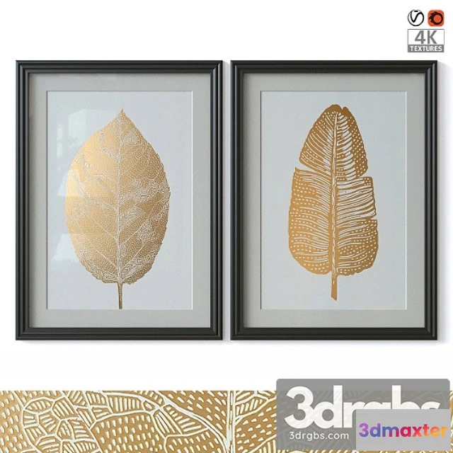 1020222 - Gold leaf painting