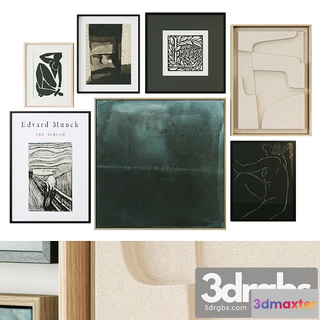 1020354 - Modern abstract paintings