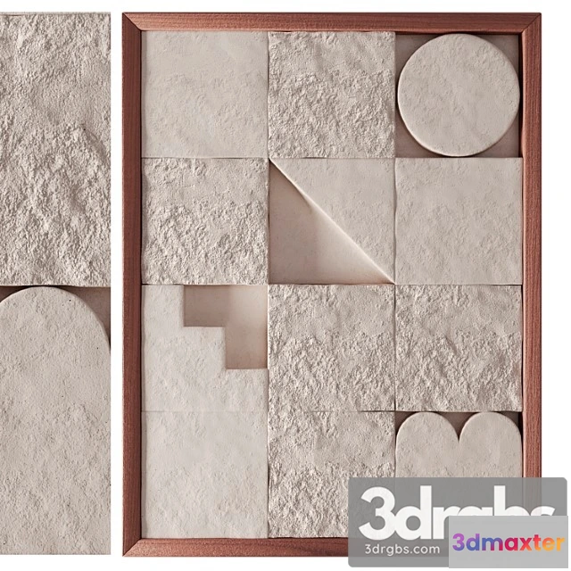 1020378 - Olka - mosaic 1 sculptural wall art