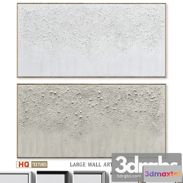 1020462 - Panoramic textured plaster wall art c-577