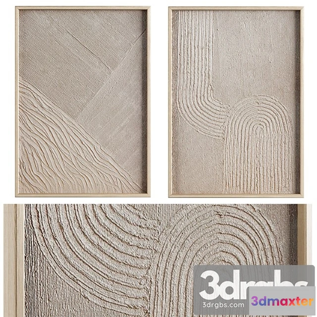 1020616 - Plaster paintings set 01