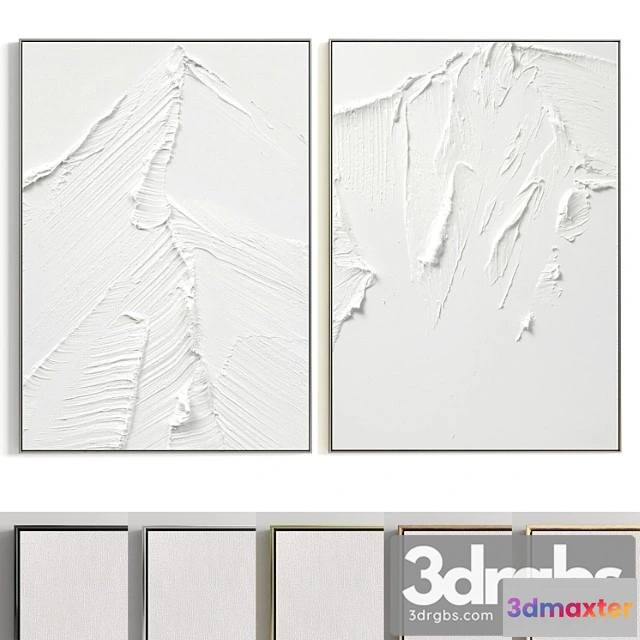 1020624 - Plaster two photo frame e-125