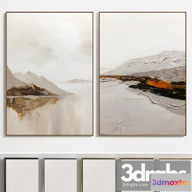 1020626 - Plaster two photo frame e-37