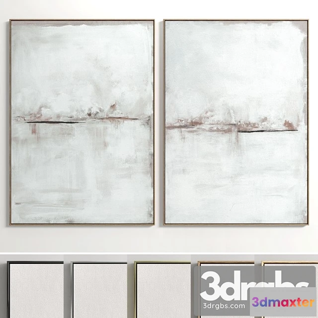 1020628 - Plaster two photo frame e-59