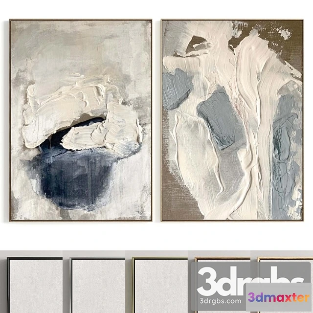 1020632 - Plaster two photo frame r-194