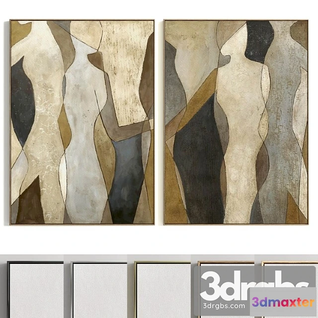 1020634 - Plaster two photo frame r-213