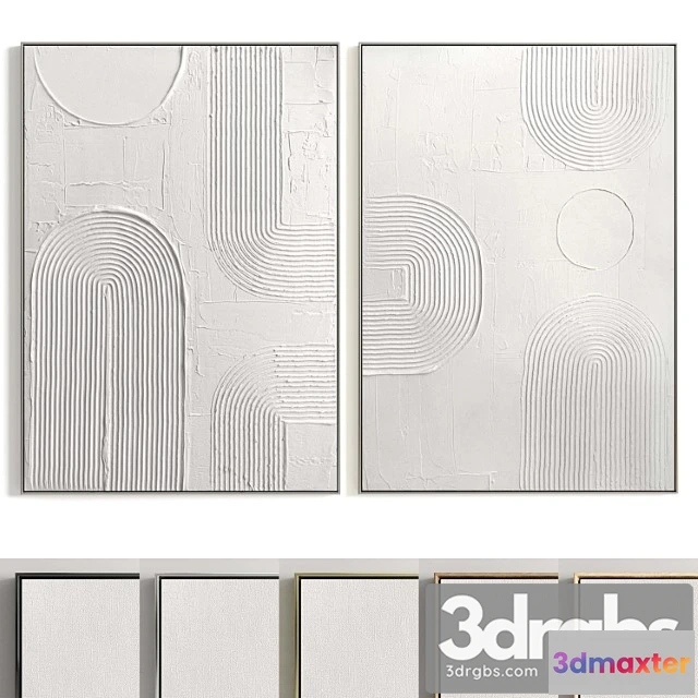 1020640 - Plaster two photo frame t-261