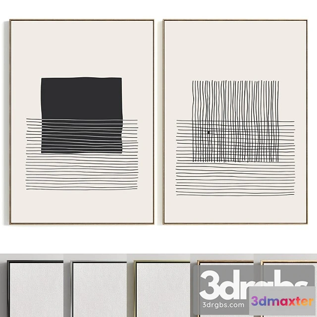 1020646 - Plaster two photo frame t-391