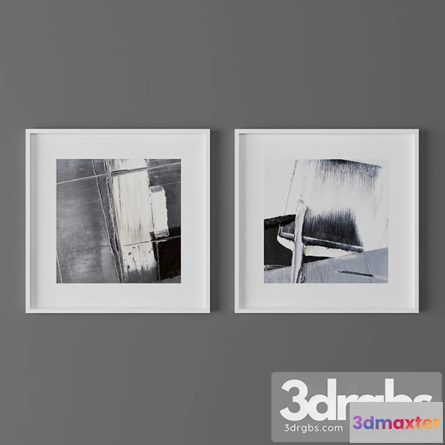 1020732 - Set of abstract paintings 4