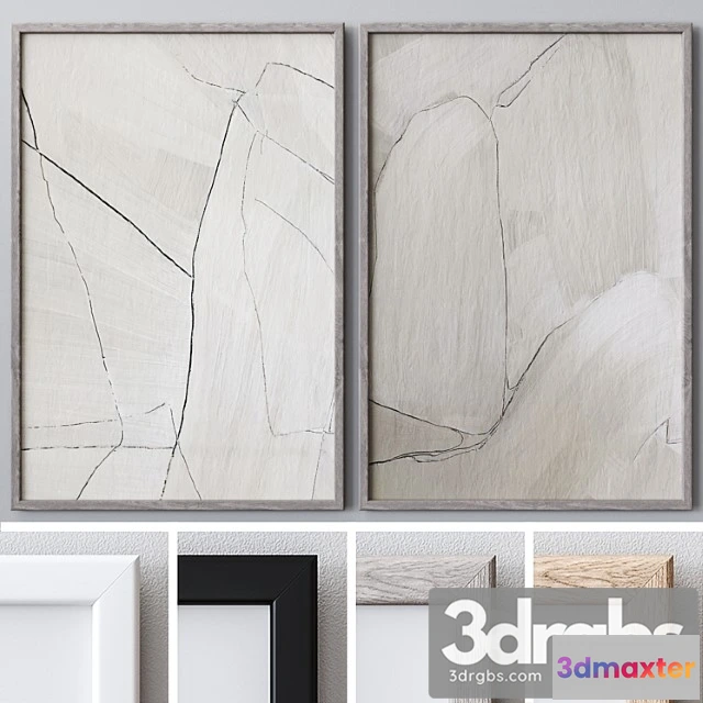 1020748 - Set of large wall paintings 1735