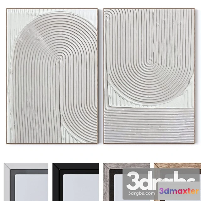 1020764 - Set of large wall paintings 2420