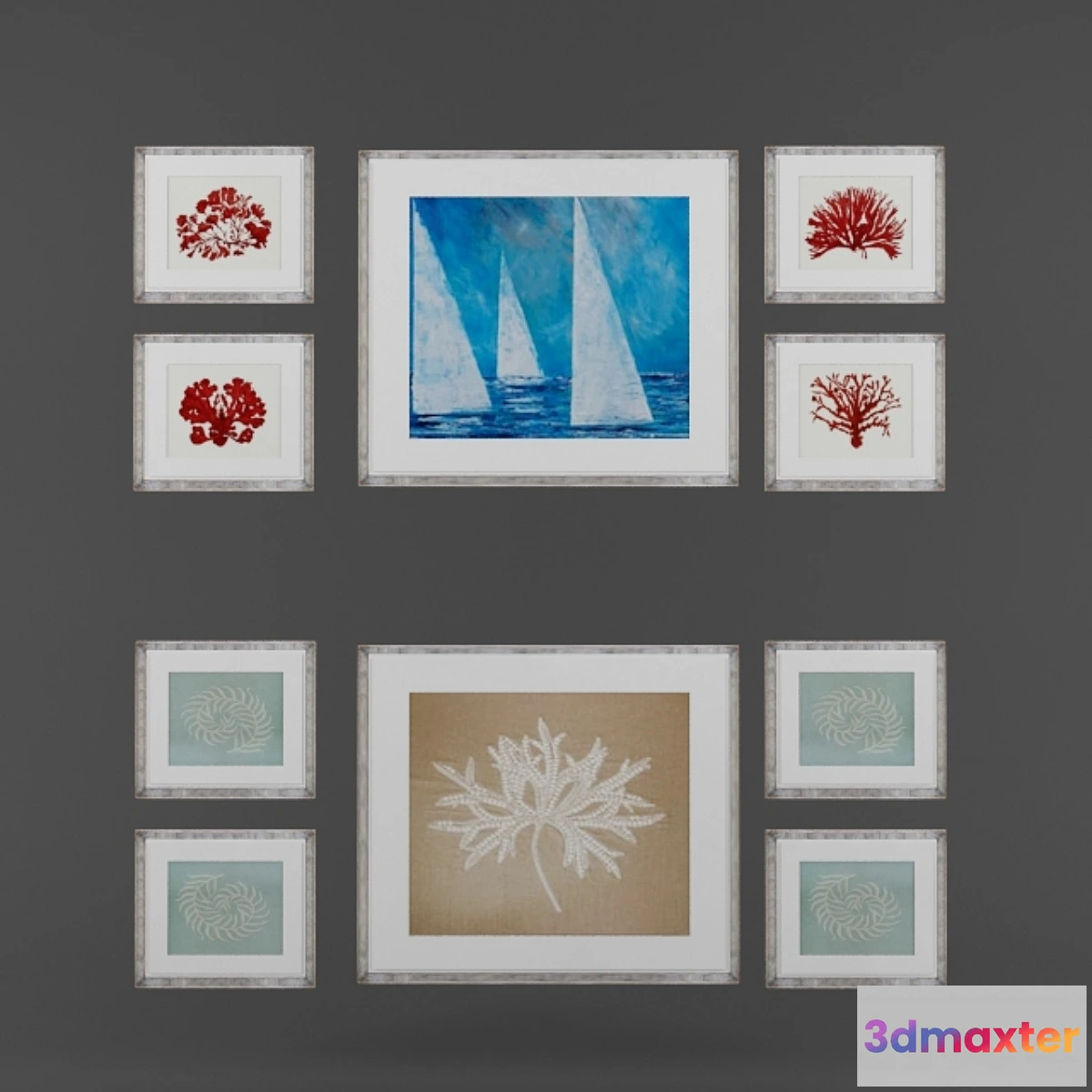 1267412 - Set of pictures eichholtz 3D Max