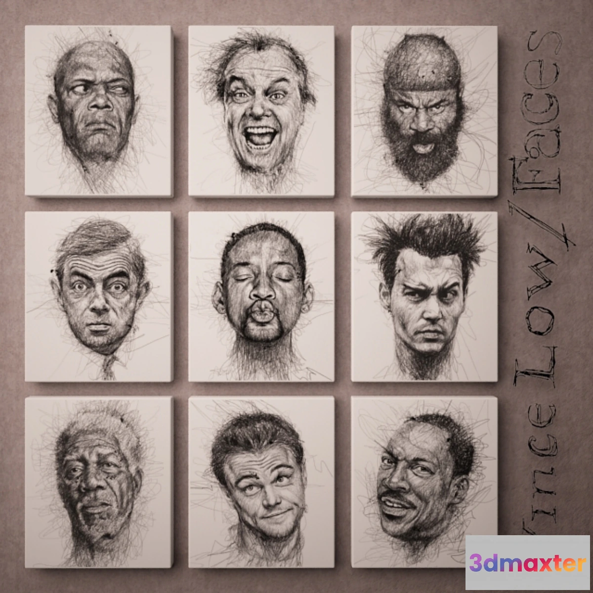 1273404 - Vince Low_Faces 3D Max