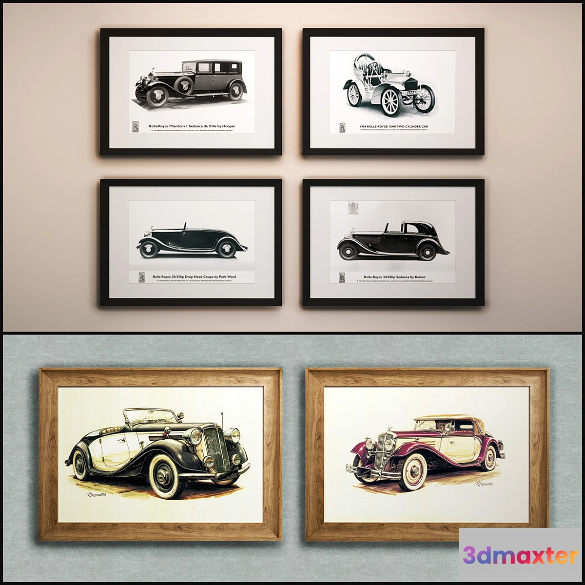 1275302 - The picture in the frame 15 piece (Collection 27) Auto theme 3D Max