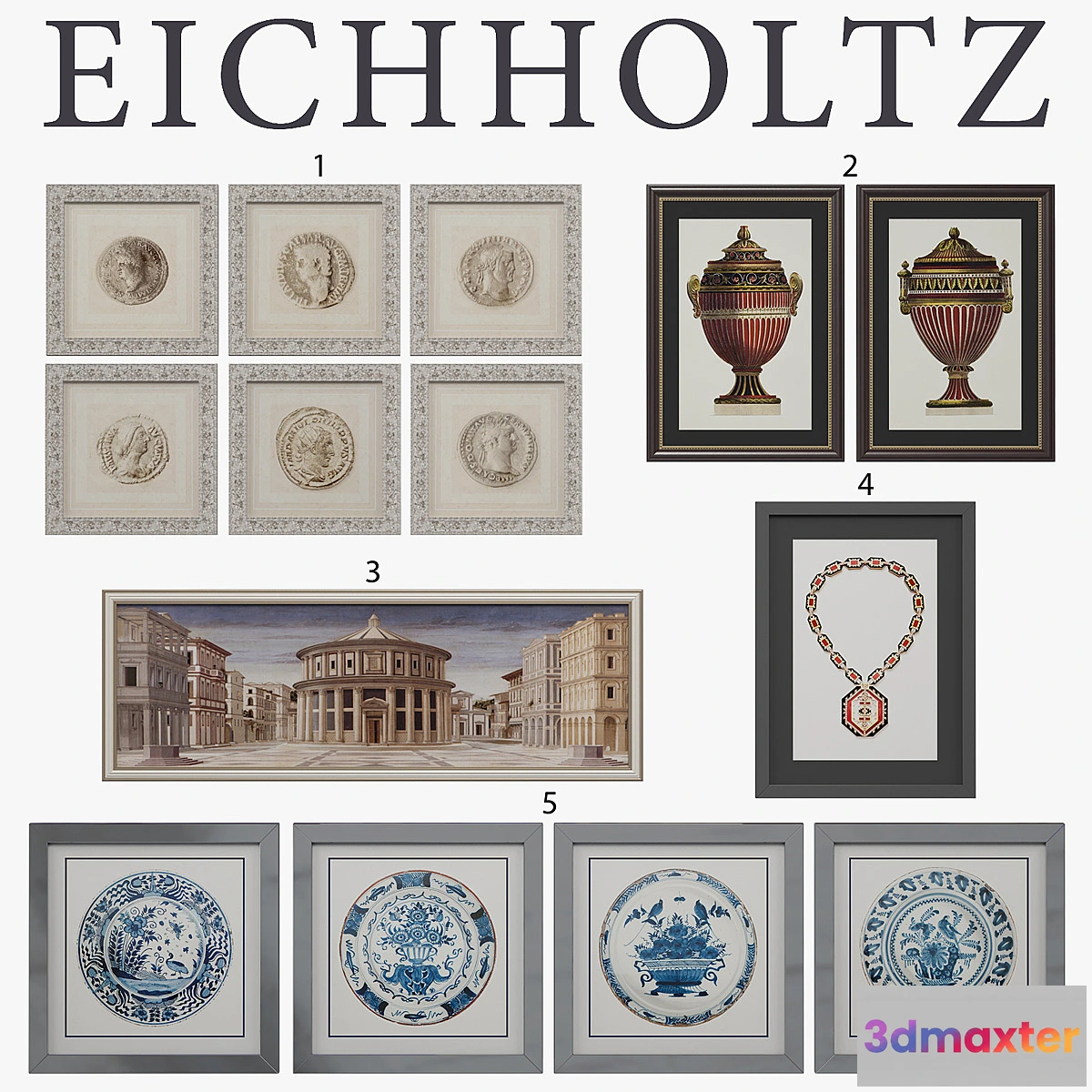 1281280 - Eichholtz Prints - No.4 3D Max