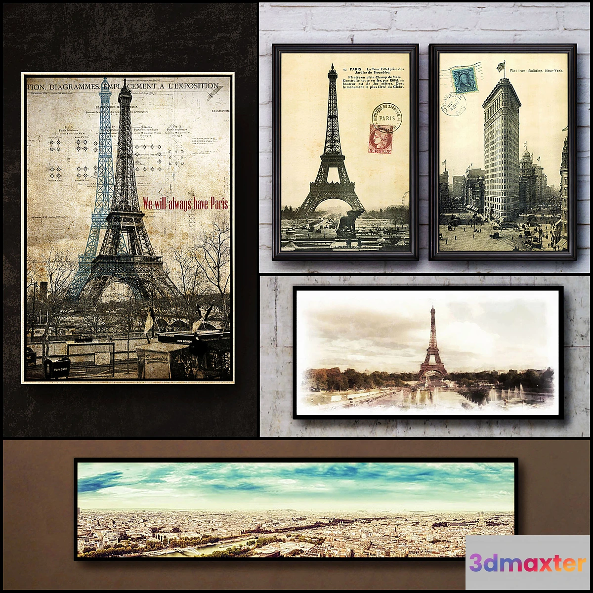 1288526 - The picture in the frame. 106. Collection Architecture 3D Max