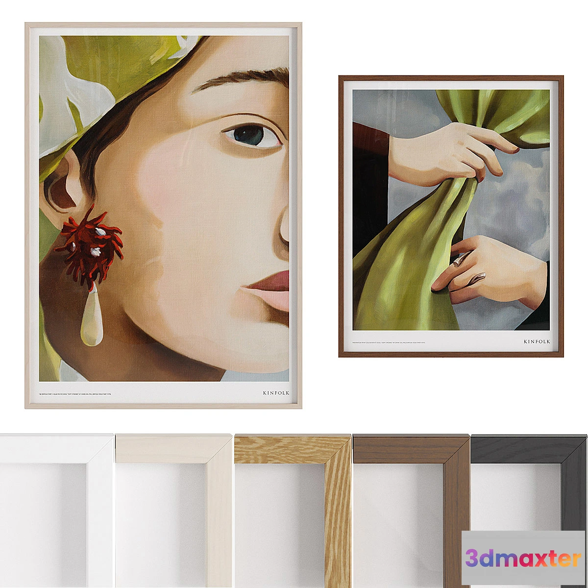 1294405 - Kinfolk Posters Set 04 3D Max