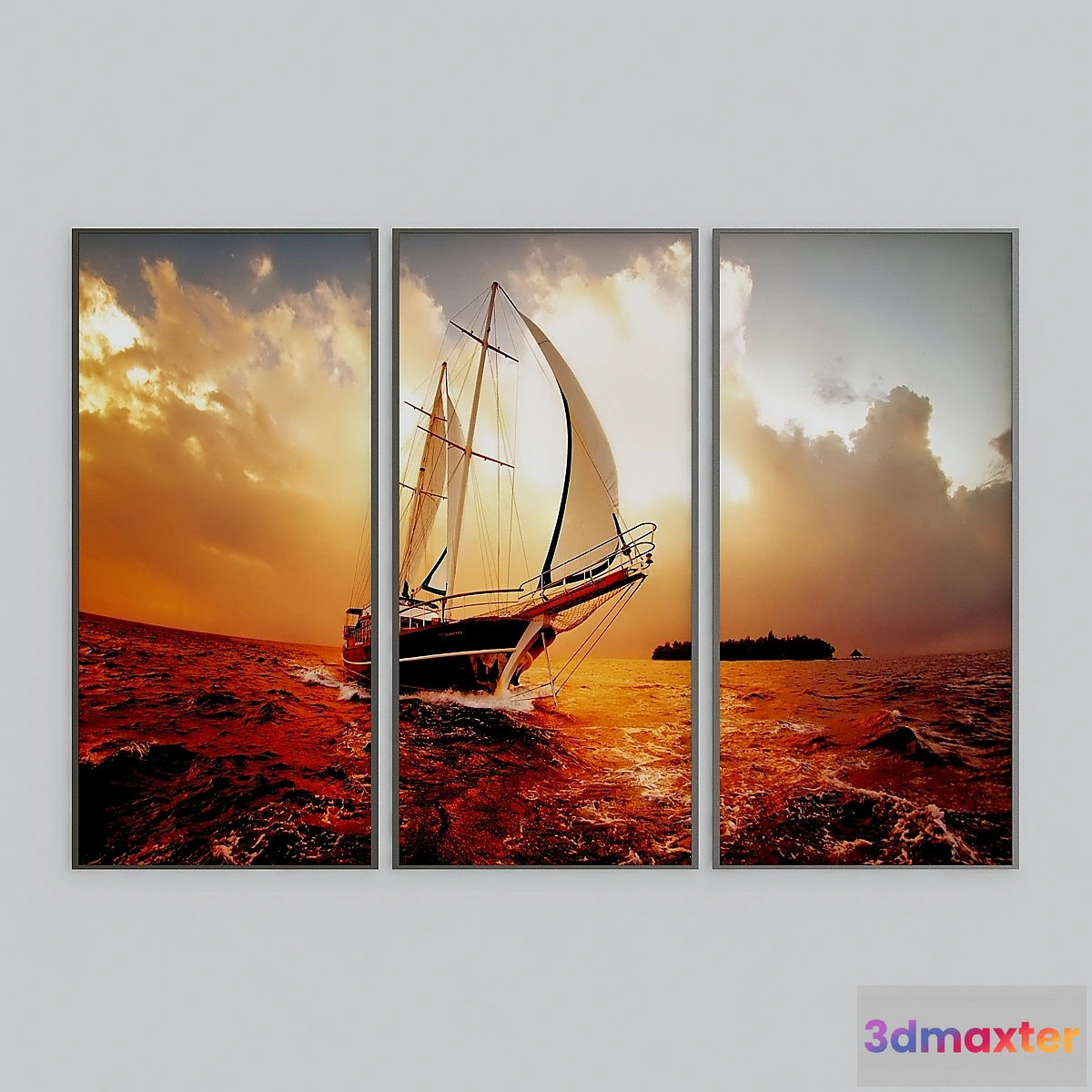 1297970 - Ship in the sea 3D Max