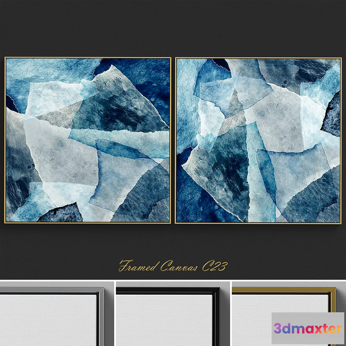 1301685 - Framed Canvas C-23 3D Max