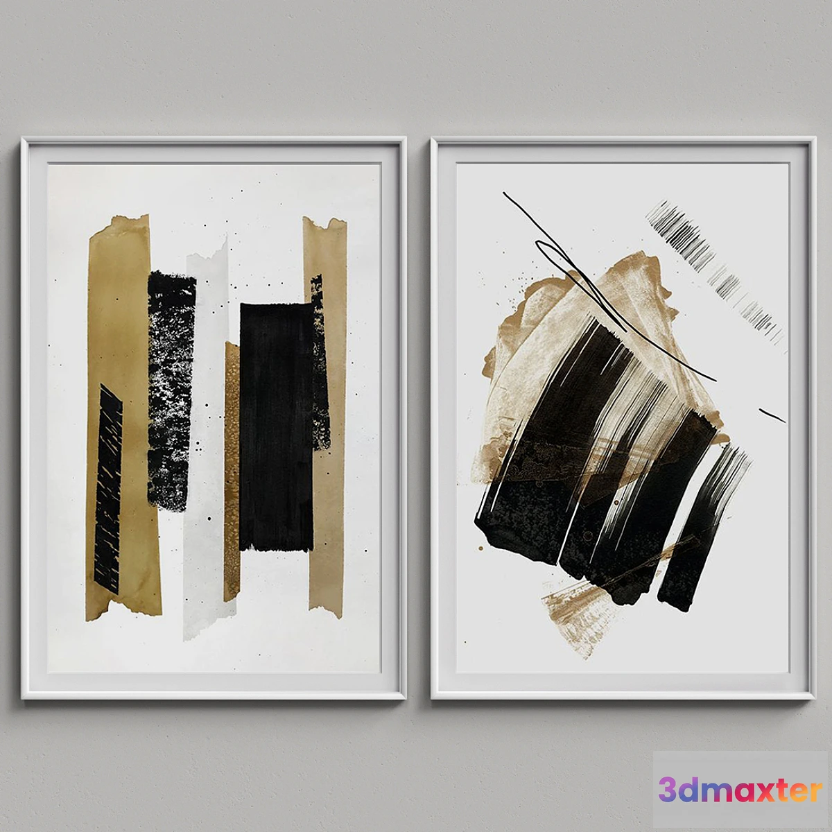 1304549 - Nice Picture Frames Set 56 3D Max