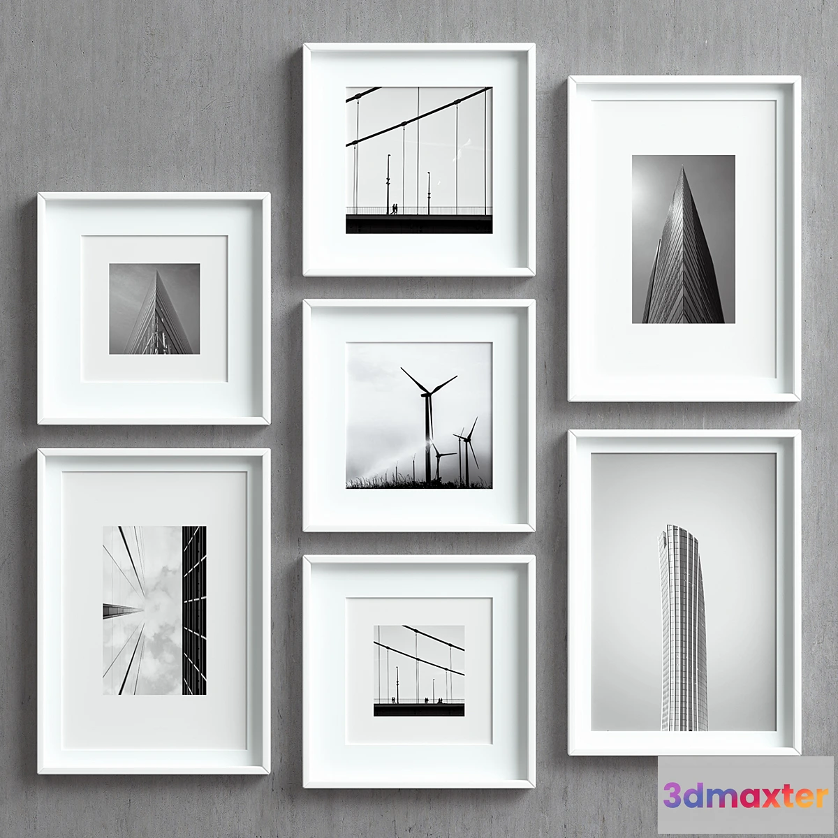 1304664 - Picture Frames Set-25 - No.2 3D Max