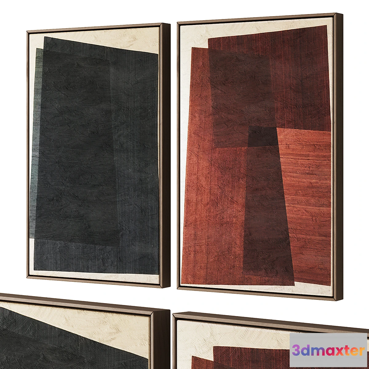 1305150 - 458 frame artwork 12 modern painting art 04 3D Max