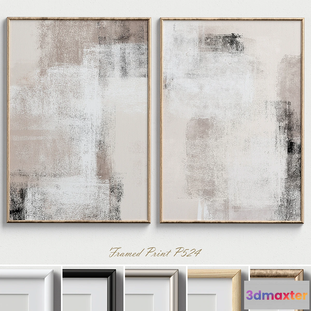 1306964 - Framed Print P-524 3D Max