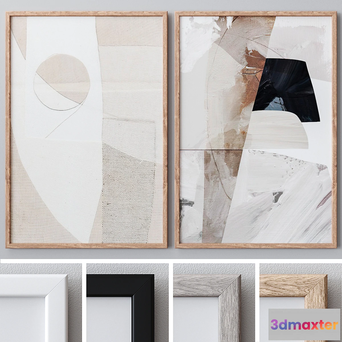 1311190 - Photo Frames Set 1050 3D Max