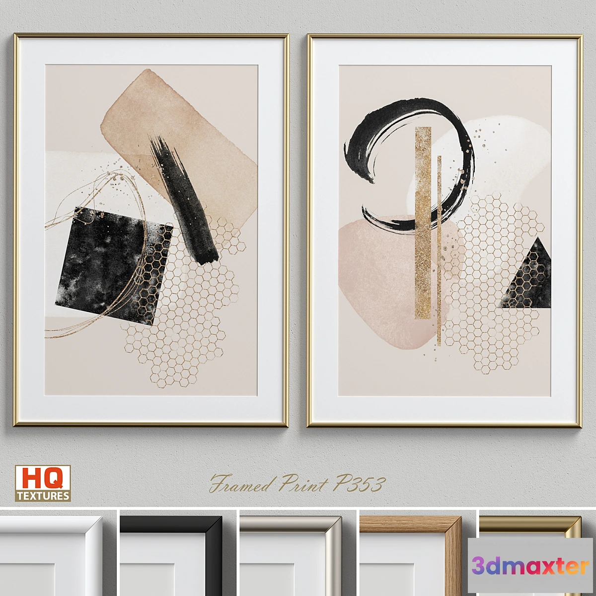 1311692 - Framed Print P-353 3D Max